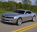 2006 Chevrolet Camaro Concept Vehicle: Die Studie hat unter der Motorhaube sechs Liter Hubraum und eine Leistung von 400 PS.